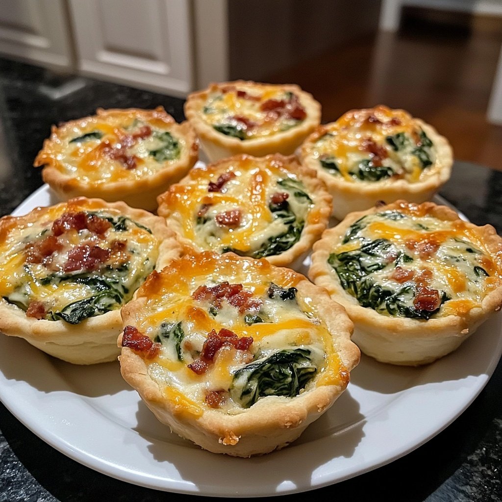 Mini-Quiche mit drei Füllungen