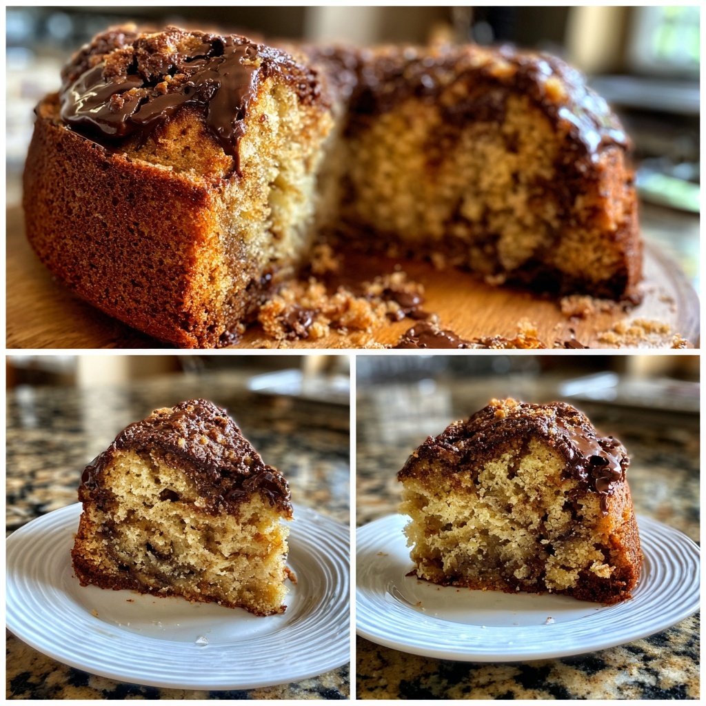 Bananenkuchen mit Zartbitterschokolade