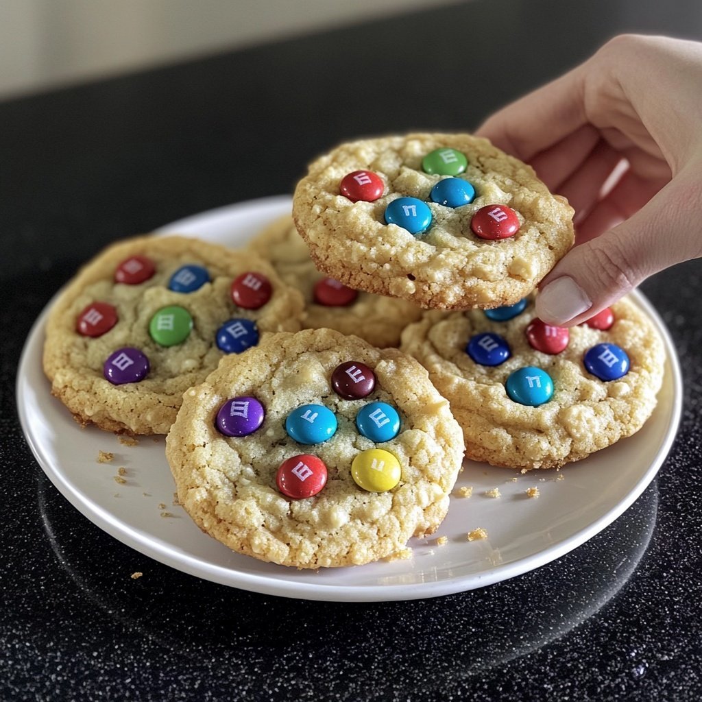 Cookies mit M&Ms