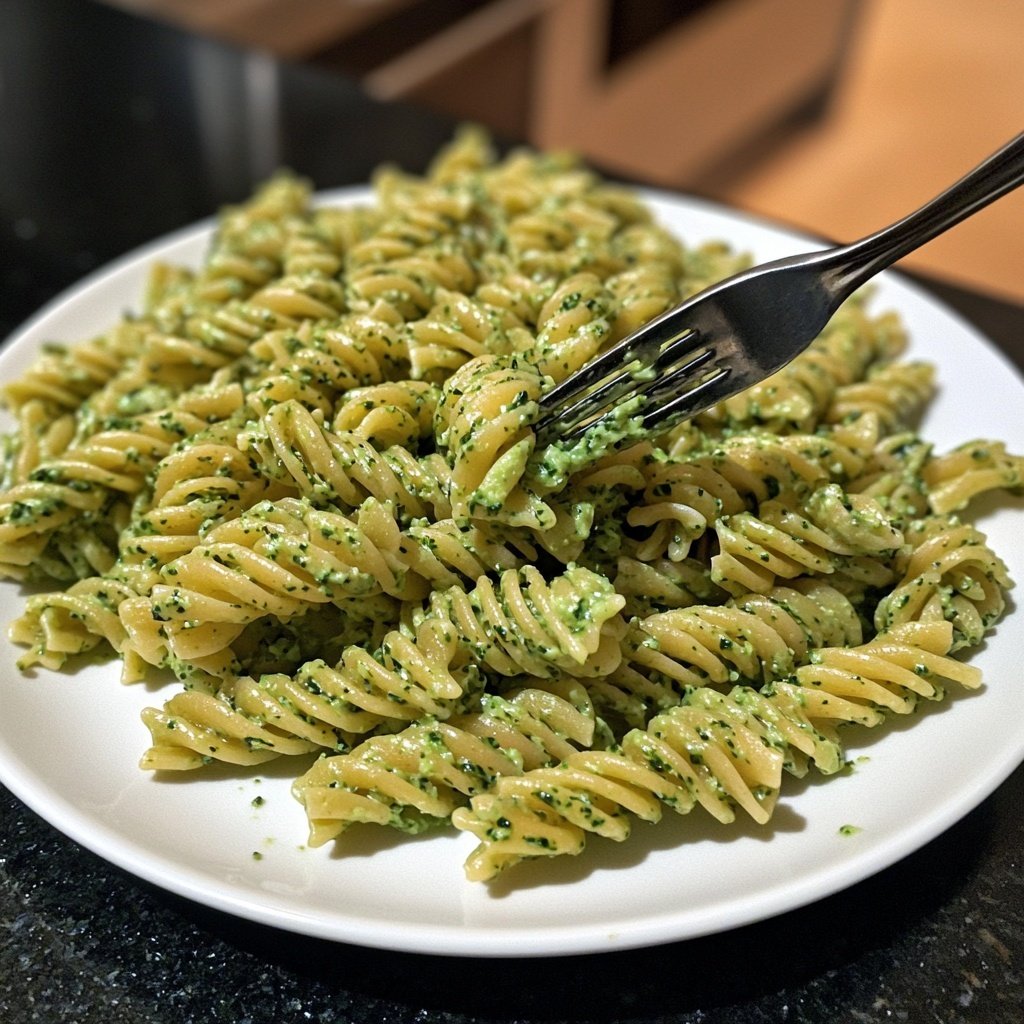Green Goddess Pasta – mit Spinat und Grünkohl