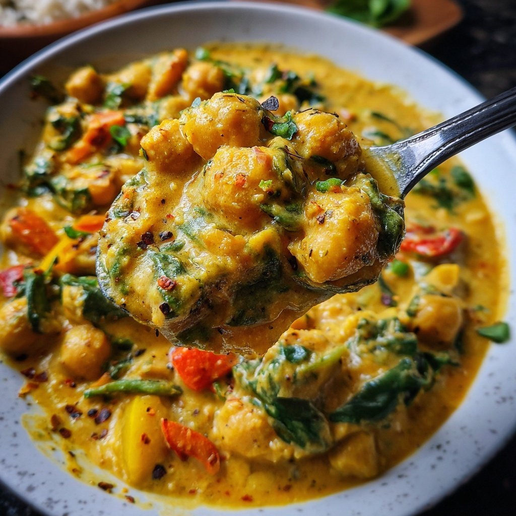 Vegetarisches Kichererbsencurry
