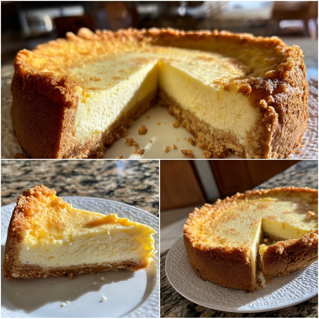 Käsekuchen ohne Boden und Zucker